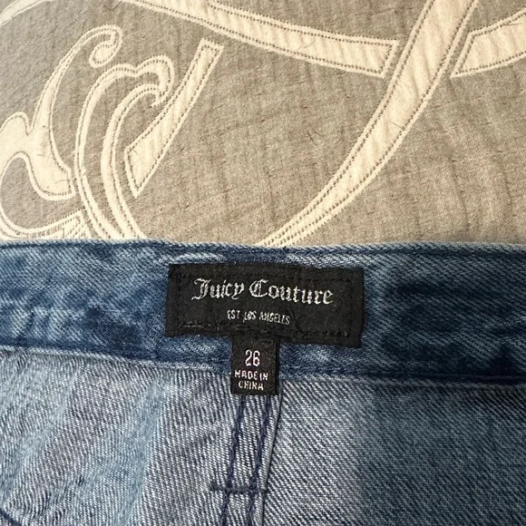 Juicy Couture Blue Tie-Dye Flare Jeans - Picture 3 of 3